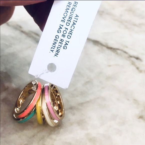 BaubleBar Nohea Rings Stackable Ring Set (Set of 5) - Picture 3 of 8